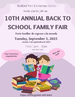 10th annual Back to School Family Fair